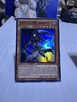 ELEMENTAL HERO SHADOW MIST SUPER RARE SDHS-EN001 LP 1ST EDITION X2 YUGIOH - Image 4