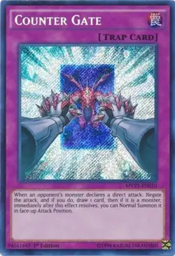 Yugioh! Counter Gate - MVP1-ENS10 - Secret Rare - 1st Edition Near Mint, English - Image 1