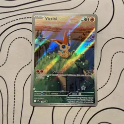 Pokemon TCG Victini SVP 208 Black Star Promo Card - Image 1