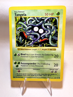 Tangela Shadowless Vintage Pokemon Card English 1999 Base Set Excellent - Image 1