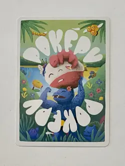 Pokepu S1, 1st Ed. - Ghostii (Gastly) - Pokemon Fan Art & Derpy Parody Card - Image 2