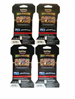 Pokemon Mega Evolution Booster Pack 10 Cards- Sealed- Lot Of 4 (as Shown) - Image 3