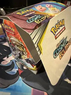 Cosmic Eclipse EMPTY Booster Box, Pokemon TCG cards - Image 1