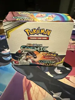 Cosmic Eclipse EMPTY Booster Box, Pokemon TCG cards - Image 2