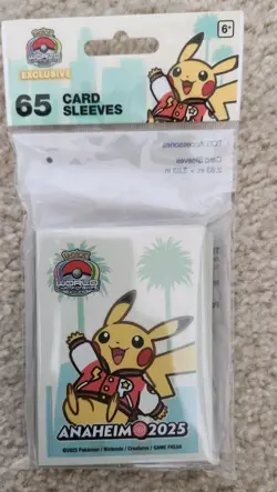 Pokemon World Championships 2025 Anaheim Card Sleeves - Image 1
