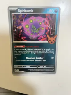 Spiritomb 087/132 Mega Evolutions Play! Promo Event Pokemon Card - Image 5