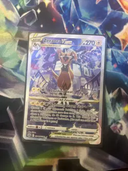 Pokemon TCG Zeraora VSTAR Crown Zenith Full Art Holo Ultra Rare Card GG43/GG70 - Image 1