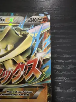 Pokemon TCG M Steelix EX Holo Card 68/114 XY-Steam Siege - Image 4