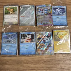Pokemon TCG 2025 Holiday Calendar Stamped Sealed Promo Cards (complete Set Of 8) - Image 1