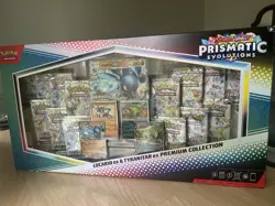 Pokemon TCG Scarlet And Violet Prismatic Cards Evolutions Premium Collection Box - Image 1