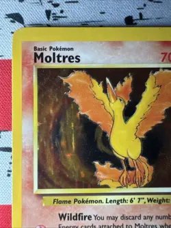 Moltres 12/62 Fossil Holo 1999 Rare Pokemon Card VLP - Image 2