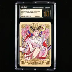 CGC Pristine 10 KAYOU 2024 Naruto CCG Card NRB07-MR-071 Haruno Sakura - Image 1