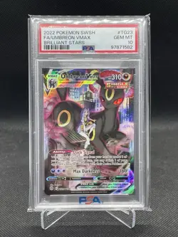 Umbreon VMAX TG23/TG30 Brilliant Stars FA Pokemon Card Trainer PSA 10 Gem Mint - Image 1