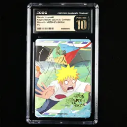CGC Pristine 10 KAYOU 2024 Naruto CCG Card NRZ06-PU-003 Uzumaki Naruto - Image 2