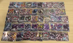 x100 Pokemon Japanese ALL VMAX RR Full Art Card Lot Collection - Image 5