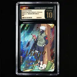 CGC Pristine 10 KAYOU 2024 Naruto CCG Card NRZ06-MR-066 Hatake Kakashi - Image 2