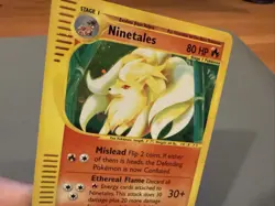 Pokemon Ninetales Holo Rare Card 21/165 Expedition Base Set - Image 5