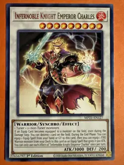 Infernoble Knight Emperor Charles MP21-EN127 Yu-Gi-Oh! Card NM 1st Edition - Image 1