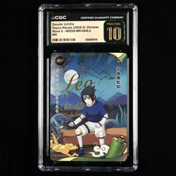 CGC Pristine 10 KAYOU 2024 Naruto CCG Card NRZ06-MR-064 Uchiha Sasuke - Image 1