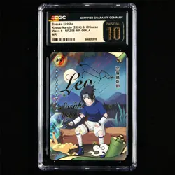 CGC Pristine 10 KAYOU 2024 Naruto CCG Card NRZ06-MR-064 Uchiha Sasuke - Image 2