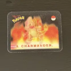 Pokemon Stadium Action 3D Charmander Charmeleon Charizard Card 2000 - Image 1