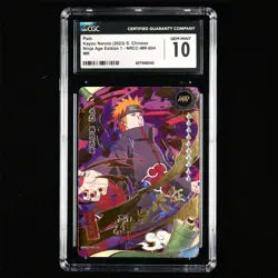CGC GemMint 10 KAYOU 2023 Naruto CCG Card NRCC-MR-004 Pain - Image 1