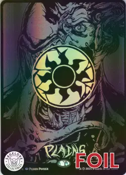 MTG Plains (Venom Raised Foil) (1950) | NM Foil | Spider-Man Secret Lair {SLD} - Image 1