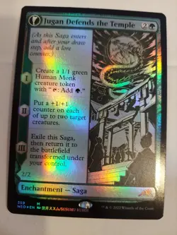 Jugan Defends the Temple (Showcase) Kamigawa: Neon Dynasty Foil - Image 1