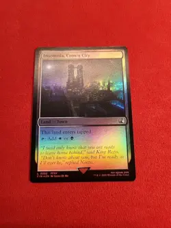 Insomnia, Crown City Final Fantasy Foil FIN 282 Land - Image 1