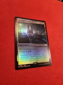 Insomnia, Crown City Final Fantasy Foil FIN 282 Land - Image 2