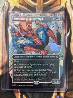 Spectacular Spider-Man (Borderless) MTG Marvel's Spider-Man Foil - Pack Fresh NM - Image 3