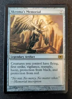 2007 MTG Akroma's Memorial Future Sight 159/280 Magic The Gathering NM - Image 1