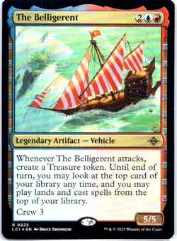 The Lost Caverns of Ixalan #225 The Belligerent Foil - Image 1