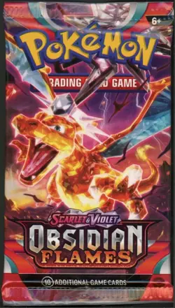 Pokemon SV Obsidian Flames Booster Pack - 10 Cards/Pack - Random Art - SEALED 820650853746 - Image 1