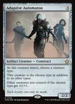 1 x Adaptive Automaton - Foil - Foundations - NM-Mint - MTG - Image 1