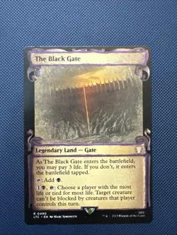 MTG The Black Gate (Showcase Scrolls) - Commander The Lord of the Rings (LTC) NM - Image 1