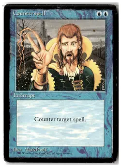 MTG Counterspell - Fourth Edition Heavily Played English - Image 1