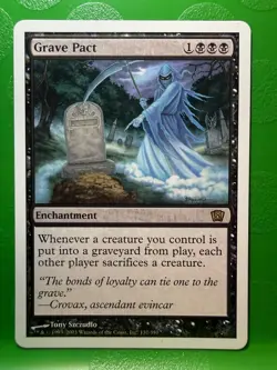MTG Magic the Gathering - Grave Pact - 8th Edition - nm - Image 2