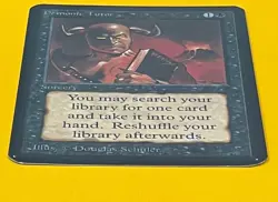 MTG DEMONIC TUTOR Alpha (OldManMTG 012-275) - Image 5