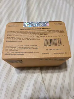 MTG Magic Maestros Massacre Streets New Capenna Commander Deck Sealed SeePics - Image 2