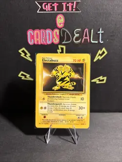 1999 Pokemon Base Set 20/102 Electabuzz - Image 1