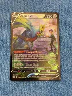 English Pokemon Zacian V TG21/TG30 Swsh10: Astral Radiance Trainer Gallery Holo - Image 3