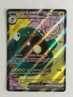 Pokemon TCG Journey Together Full Art Iono's Bellibolt EX 172/159 Near Mint - Image 1