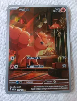 Vulpix 138/132 Mega Evolution Illustration Rare Holo pokemon 2025 - Image 1