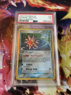 2005 Pokemon EX Starmie- Rev-Holo Delta Species PSA 7 Pop 9 - Image 1
