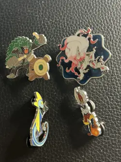 Pokemon TCG: Pokemon Official Pin Collections - 4 Pokemon Pins - Image 1
