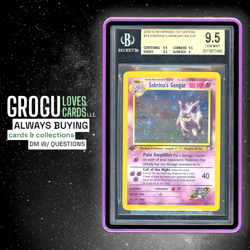 Pokemon Gym Heroes 1st Edition Sabrina's Gengar #14 - BGS 9.5 GEM MINT w/ SWIRL - Image 1