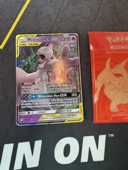 Pokemon TCG Mewtwo & Mew GX 71/236 Sm Unified Minds Holo Ultra Rare 231💎NM💎 - Image 1