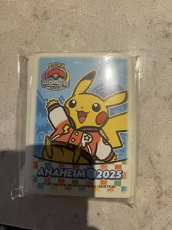 2025 Pokemon World Championships Competitor Sleeves Anaheim California Worlds - Image 1