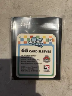2025 Pokemon World Championships Competitor Sleeves Anaheim California Worlds - Image 2